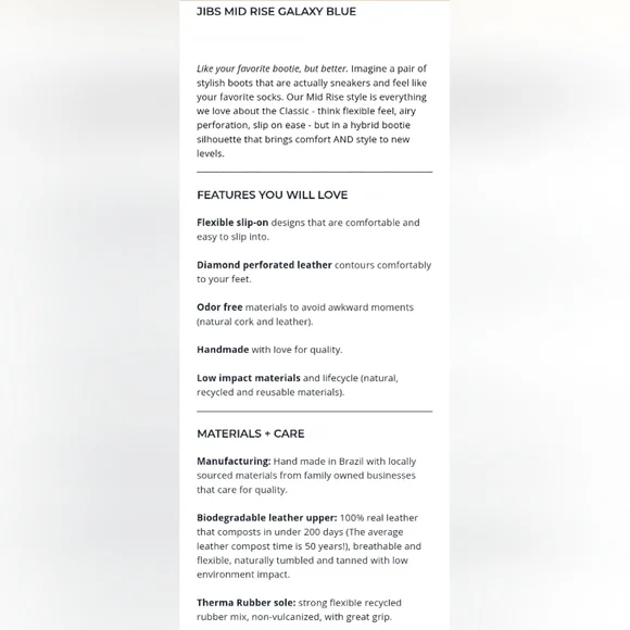 Jibs Unisex Mid Rise Galaxy Blue Slip-on Perforated Leather Odor Free Handmade - Picture 13 of 16